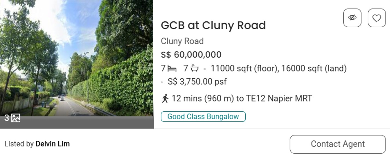 GCB at Cluny Road
